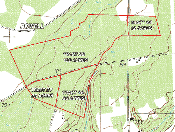 Topo Map - Rowell