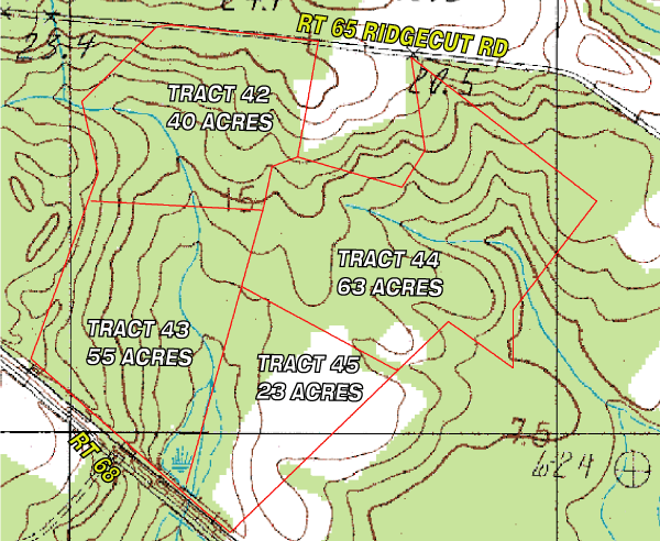 Topo Map - McTeer A